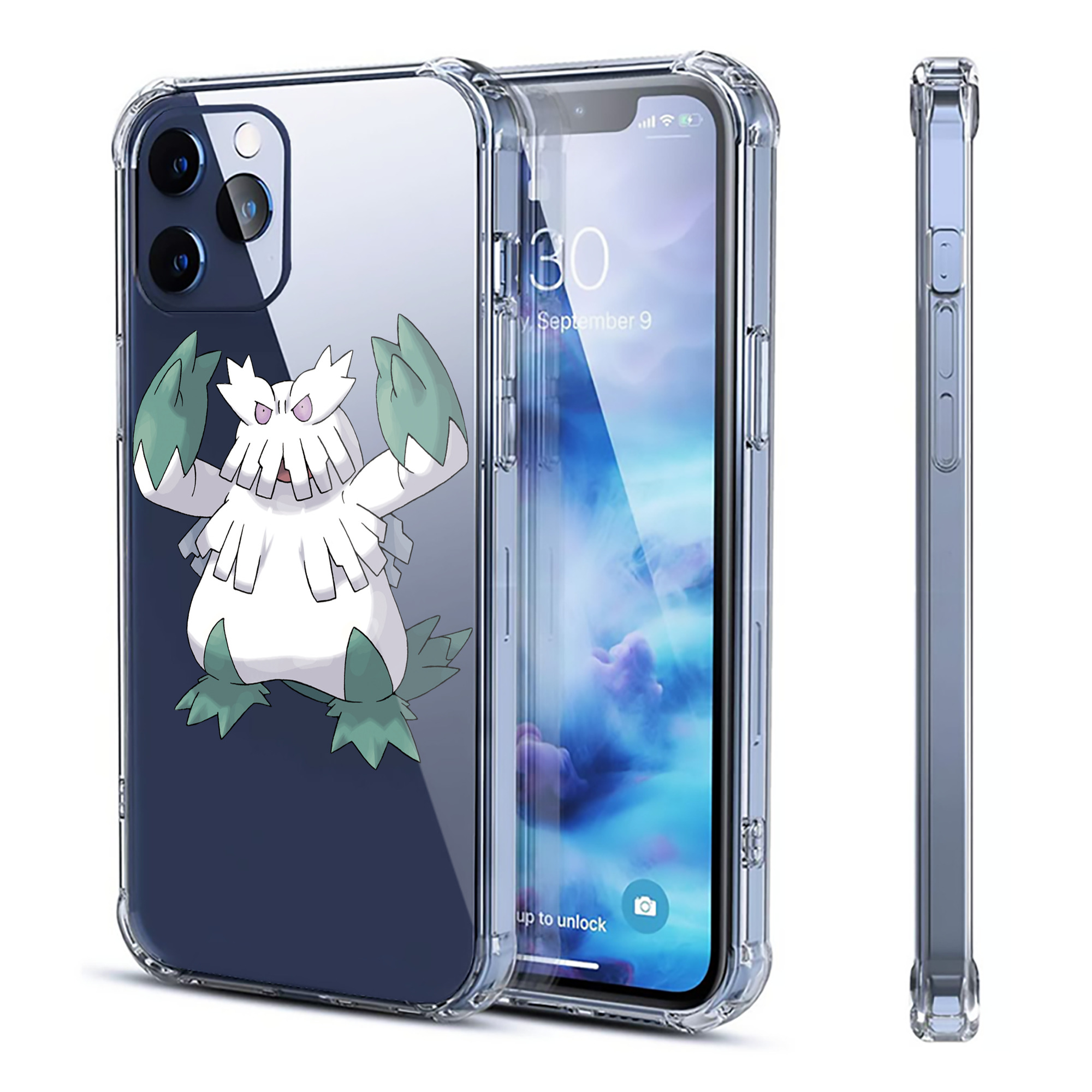 （画像用） ポケットモンスター Pokémon 【iPhone 12シリーズ対応】透明スマホケース（クリアソフトケース）